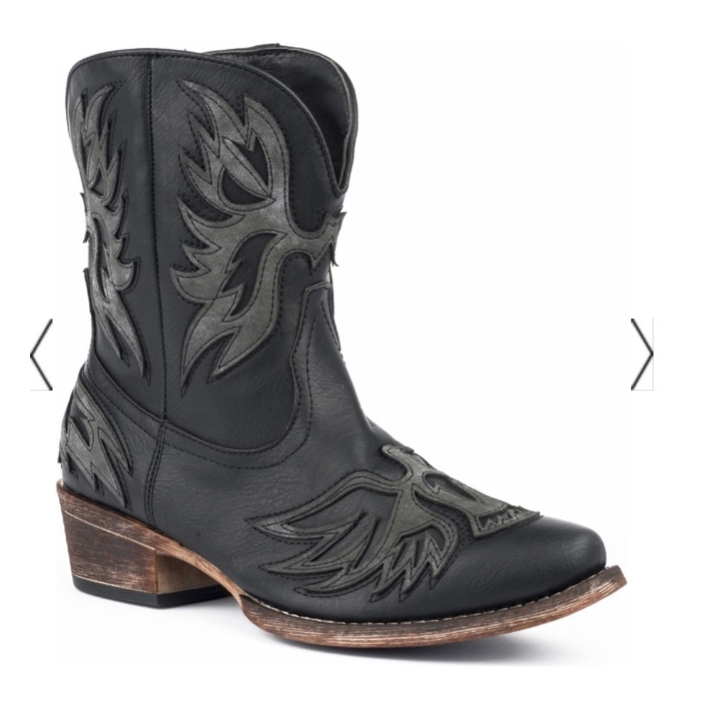 Roper Women’s Amelia Eagle Overlay Western Boots - Snip Toe